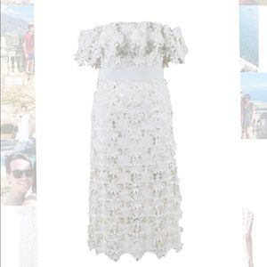 Self Portrait Lace Midi Dress